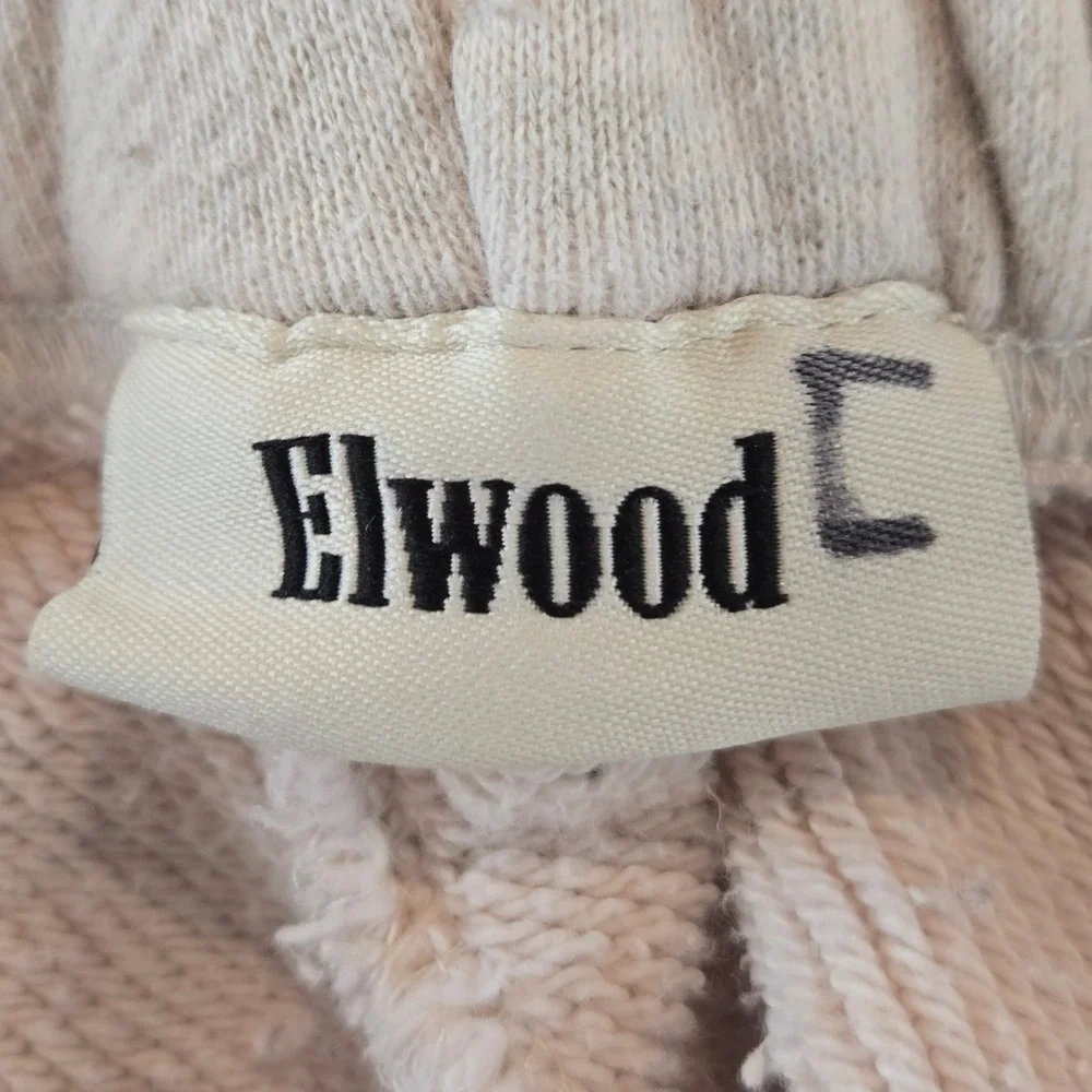 Elwood Core Sweatpants Mens S Pink Heathered Organic Cotton Straight Leg CP00002
